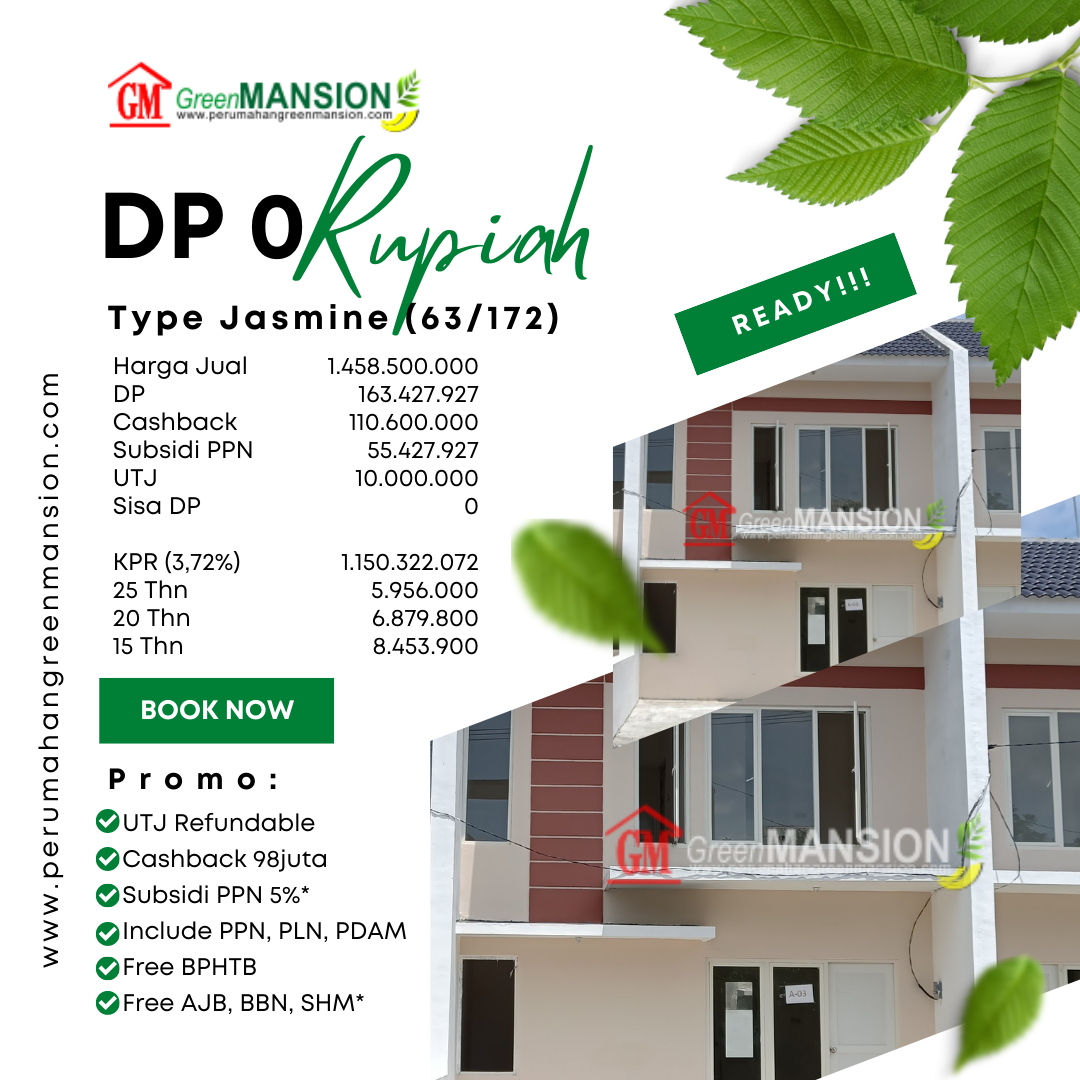 Type Jasmine Green Mansion Lontar Surabaya
