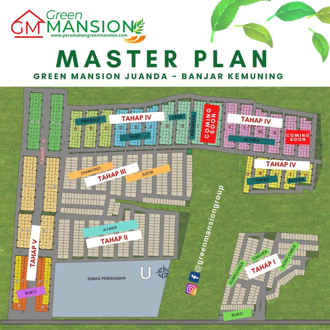 Master Plan Green Mansion Juanda