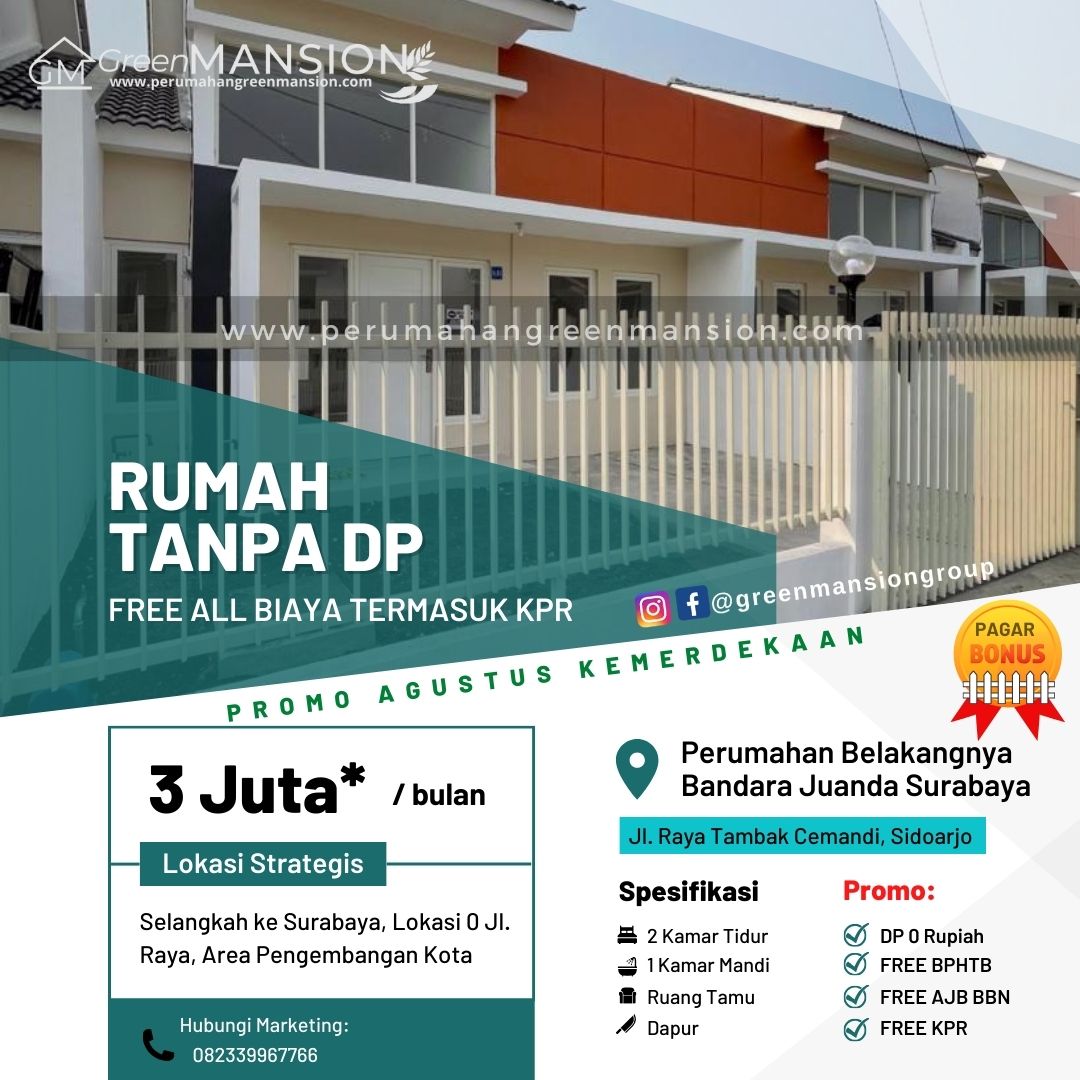 Promo Green Mansion Juanda Tahap IV